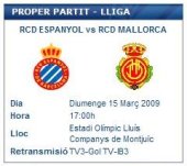 RCD Espanyol - RCD Mallorca